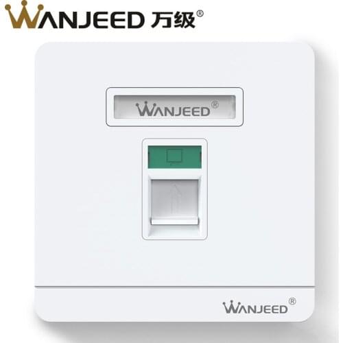 CAT5E CAT6 UTP 1port 2Port Faceplate with tooless Keystone jack