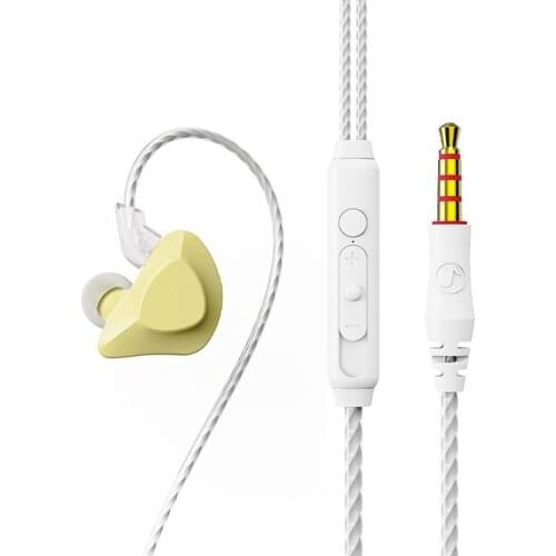 T03 Macaron Color Sports Headset Heavy Bass Ear Hook Mobile Phone Wired Earphone