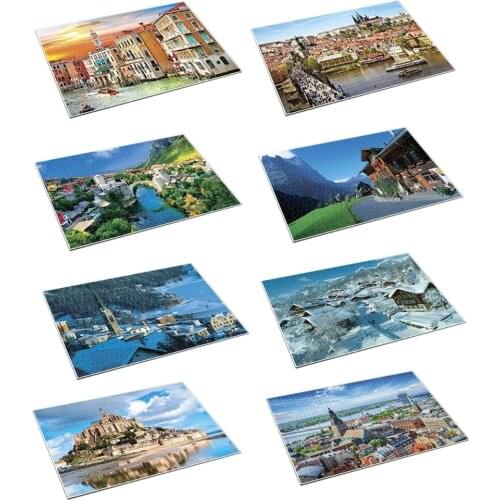 DIY Paper Jigsaw Puzzle 500 Pieces Puzzles For Adults Kids Gift