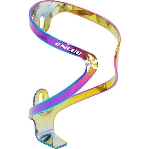 ENLEE Bike Water Bottle Holder Aluminum Alloy Bicycle Water Bottle Cage Lightweight and Strong for Road Mountain Bikes