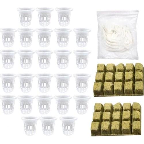 Hydroponic Colonization Mesh Pot Net Cup Basket Aeroponic Planting Grow Clone Nursery Plant Soilless Slotted Mesh Bucket