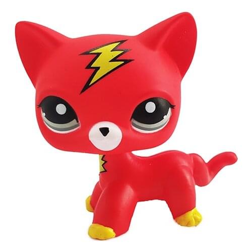 Real lps littlest pet shop hasber toys dog shorthair Pink cat shepherd shepherd dachshund great dane black white free shipping