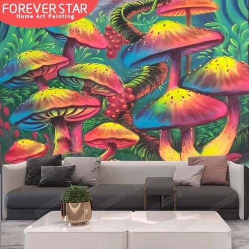 India Mandala Tapestry purple mushroom Wall Hanging Boho Decor Wall Cloth Tapestries Psychedelic Hippie Mandala Wall Carpet