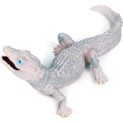 Small Crocodile Animal Figure Collectible Toys Wild Animal Cognition Action Figures Kids Plastic Model Toys