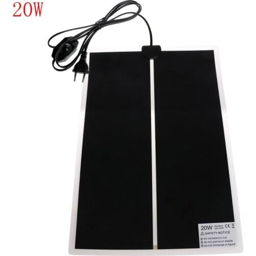 Adjustable Temperature Pet Heating Warmer Amphibians Bed Mat 220-240V EU Plug