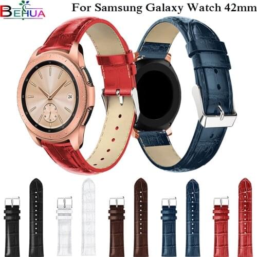 Leather Replacement Watch Strap Band For Samsung Galaxy Watch 42mm SM-R810 Bracelet band for samsung gear s2 classic watchbands