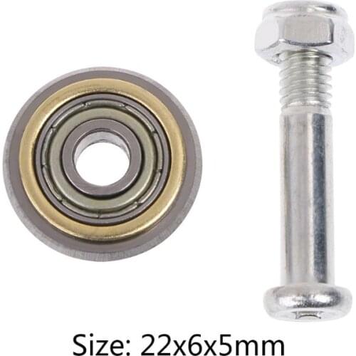 Manual Tile Brick Cutter Rotary Bearing Wheel Replacement For Cutting Machine 22mm