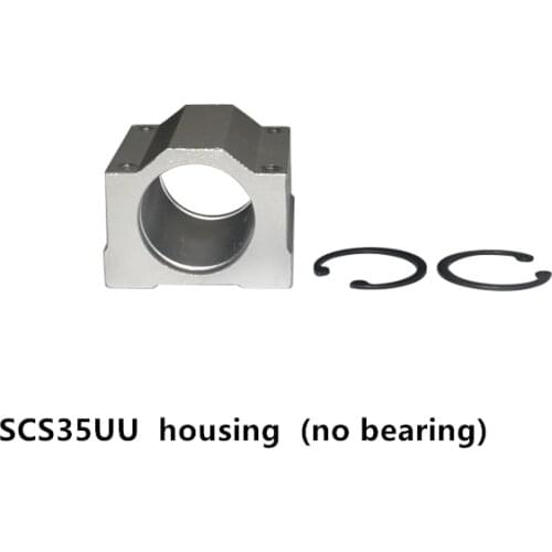 SCS35UU aluminum housing without LM35UU bearing for SC35UU 35mm Linear Bearing Block