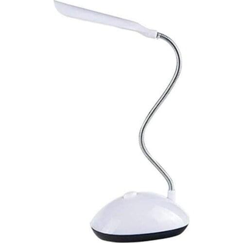 Light LED Desk Lamp 360 Degree Rotating Eye Protection Kids Student Reading Light LED Desk Lamp for Home ,White