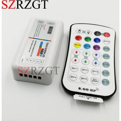 RGBW led controller 2.4G wireless DC12-24V 24A 28key RF remote For 5050 2835 3528 led strip