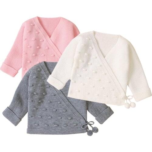 Toddler Baby Girl Sweater Autumn Winter Newborn Baby Girls Knitting Cardigan Infant Baby Boys Girl Knitting Jacket Coat