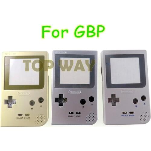 20sets Replacement Case Plastic Shell Cover for Nintendo Gameboy Pocket Game Console for GBP Console 10 colors housing