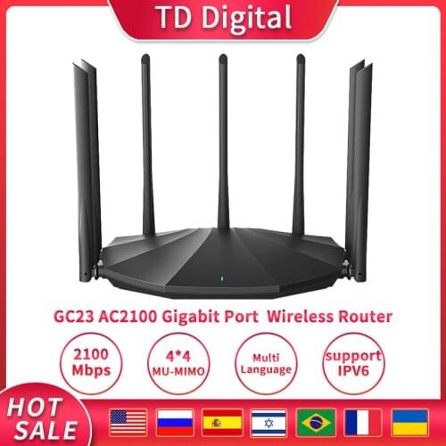 GC23/GC11 Gigabit Router 2.4G&5.0GHz Dual Band 12AC Wireless Wifi Router WIFI Repeater 5*6dBi High Gain Antennas Coverage home