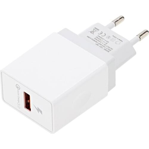 15W Quick Charge QC 3.0 USB Charger Universal Mobile Phone Chargers EU Wall Fast Charging Adapter for iPhone Xiaomi LG G5 50pcs