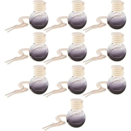 10pcs Mini Perfume Pendant Car Accessories Pendant Perfume Bottle Oil Car Perfume Bottles Car