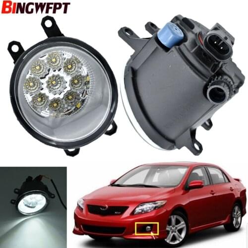 2pcs Super bright LED/Halogen Fog Lights For TOYOTA COROLLA sedan E12J E12T 2006-2013 Fog Lights Assembly