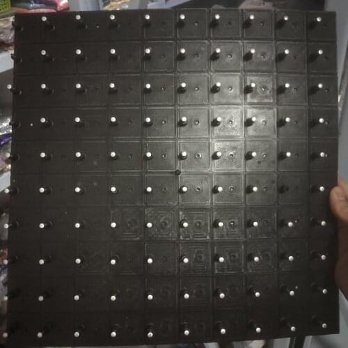 64pcs 30cm*30cm Black/Transparent/White Background Board For Advertisement Wedding Backdrops Plate 3D Sequins Wall Panels