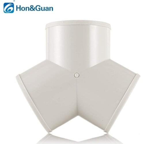4‘’6‘’ 8'' Y&T Duct Connector 3 Ways Splitter Plastic Water Pipe Fitting Ventilation Air Ventilator Connecting Extractor Equal