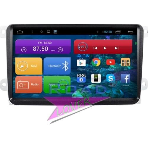 Roadlover Android 6.0 Car PC Media Center Audio Auto Player Fitment VW Magotan Stereo GPS Navigation 2 Din Magnitol Radio NO DVD