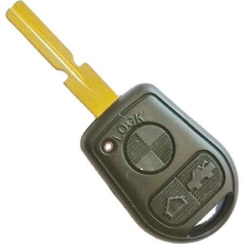 Uncut Blade Remote Key Case Shell Fob 3 Button For BMW 3 5 7 Series Z3 E46 E39 E38 740iL 740i 323i 528i 540i 318i 535i