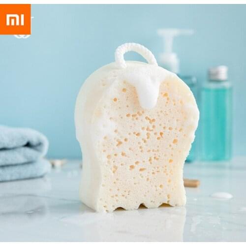 Xiaomi Doublesided Bath Sponge Exfoliating/Dead Skin Removing Sponge Body Massage Cleaning Shower Brush Bath Tools For KidsAdult