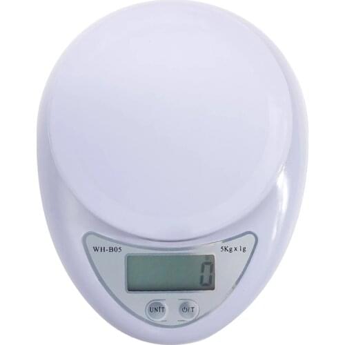 5KG/1G Kitchen Scale Weighing Scale Food Diet Postal Balance Measuring LCD Electronic Scales Suitable for household Kitchen