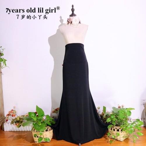 Spanish Dance Dress Flamenco Practice Skirt Multilayer Wear WomenFishtail