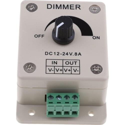 Boat Marine Yacht LED Lights Lamp PWM Dimming Controller Switch Dimmer 12V