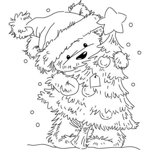 Bear stamp Clear Stamp for Scrapbooking Transparent Silicone Rubber DIY Photo Album Decor A196