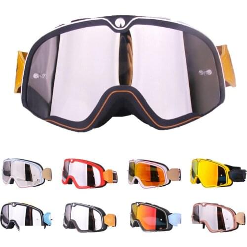 Retro MX Dirt Bike Motorcycle Goggles ATV Off-road Downhill Mtb Glasses Motocross Racing Helmet Goggles Ski Sport Moto Glasses