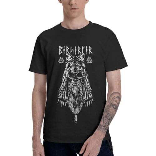 Viking Berserker Movie Film T-shirt Men Fashion T Shirt Short Sleeve 100% Cotton Warrior Wolf Tshirt Unique Tees Tops