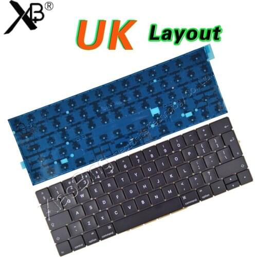 New A1707 UK Keyboard for Macbook Pro Retina 15'' A1707 UK Keyboard Backlight Backlit EMC3072 EMC3162 Late 2016 2017 Year