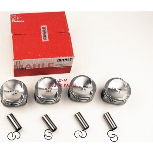 New 4x Pistons 82.5mm Pin 21mm 06H107065BS For VW Passat B6 Passat CC Golf MK6 Audi A3 A4 A5 TT Skoda Seat EA888 1.8TSI