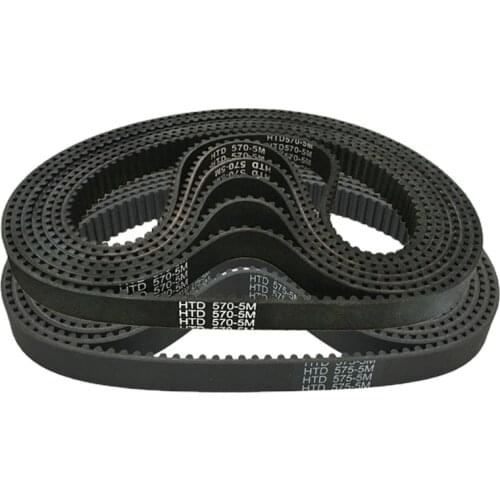 Drive Timing Belt HTD 560-5M HTD 565-5M HTD 570 HTD 575-5M 5M Belt Pitch 5mm 15mm Width 520 -5M 535-5M 525-5M 530-5M 540 400-5m