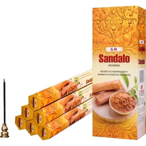 Sandalo Indian Incense Sticks Sandalwood Scents for Home Not Include Incense Burner 20 Sticks/tube Stick Incense Bulk Sale