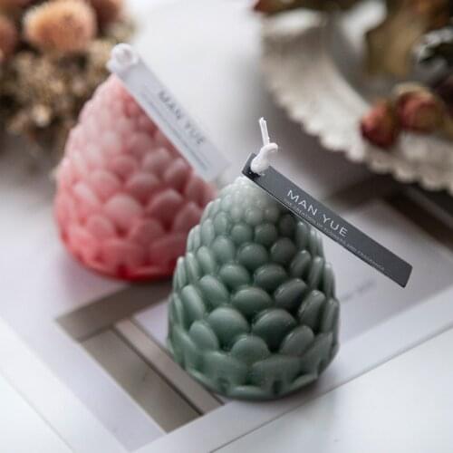 3D Pine Nuts Silicone Candle Mould for DIY Handmade Candle Glue Wax Mold DIY Creative Candles Candle Mould