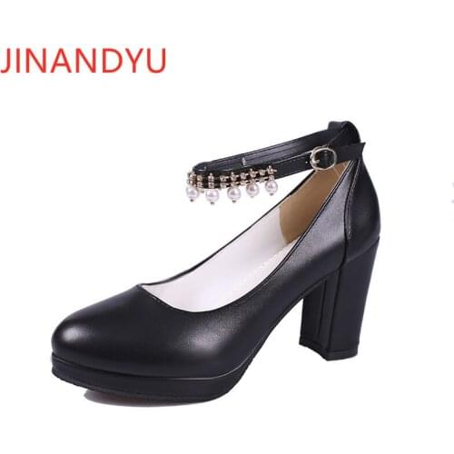 Size 41 High Heel Platform Shoes Women New Sexy Wedding Dress Block Heels Woman Pumps 2021 Fashion High Heels Platform Ankle