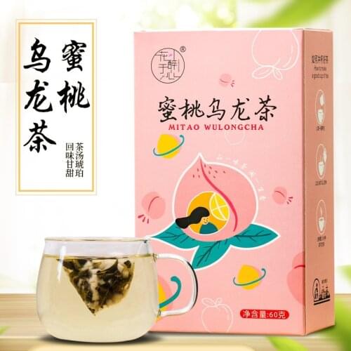Oolong Peach Tea Bag Flower Tea Combination Flower Fruit Tea White Peach Oolong Tea Fruit Tea Bubble Tea Cold Bubble Tea Bag u56