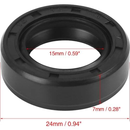 UXCELL Car Auto 10X20/22/24/25x7mm 10x22x8mm 10x25x10mm Spring Loaded Metric Rotary Shaft TC Oil Seal