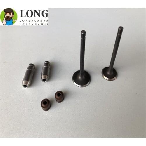 High Quality Motorcycle Engine Valve Intake Exhaust Stem Valve Assy And Oil Seal For Yamaha YBR125 YB125 YB125Z XTZ125 YBR 125