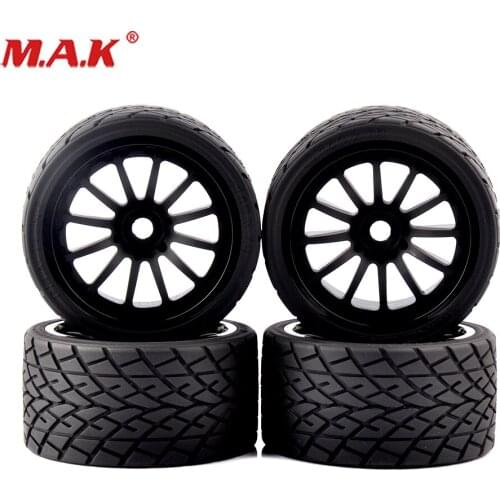 1/8 Bigfoot Wheels Tires & Rims 17mm Hex 4pcs/set for 1:8 RC Model On-Road Car 26412 Car Accessories In Stock