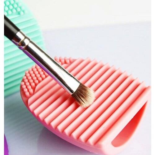 1 PC 5 Colors Silicone Cleaning Cosmetic Make Up Washing Brush Gel Cleaner Scrubber Tool Foundation Makeup Cleaning Mat Pad Tool