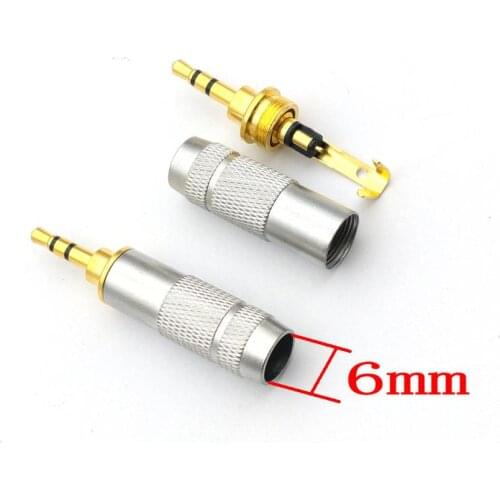 2.5mm Stereo Male Repair headphone Jack Plug Audio Soldering cable