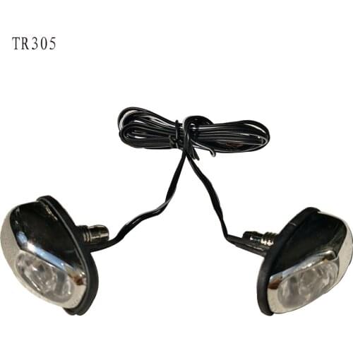 2pcs Car Colours Lamp Windshield Washer Wiper Jet Water Spray Nozzle Spout Wiper Washer Eye Universal Fit For All Car