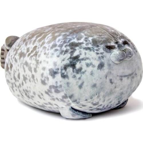 3D Novelty Sea Lion Plush Toy Cute Stuffed Doll Happy Angry Blob Seal Pillow Baby Sleeping Throw Pillow Children Boys Girls Gift