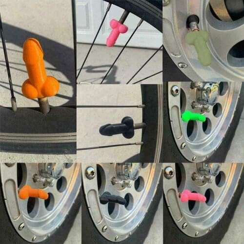 4pcs Novelty Car Bike Bicycle Truck Tire Valve Stem Cap Sensor Indicator Diagnostic Tools Kit Airtight Cover Prank Gag