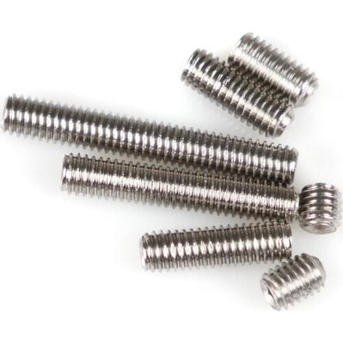 50pcs Socket Set Screws Allen Hex Drive Cup Point Stainless Steel M3 Tightening Screws/ Headless Screws/Top Wire / Set Screws