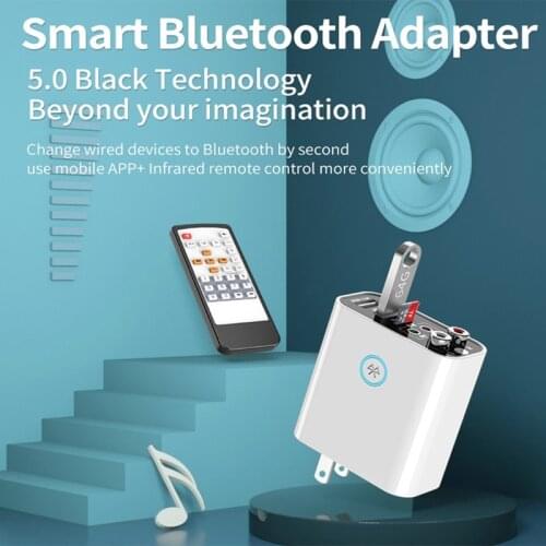 Bluetooth 5.0 Music Audio Receiver Adapter Transmitter For Home Hifi Speaker