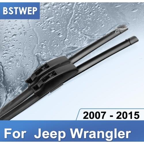 BSTWEP Wiper Blades for Jeep Wrangler JK Fit Hook Arms 2007 2008 2009 2010 2011 2012 2013 2014 2015