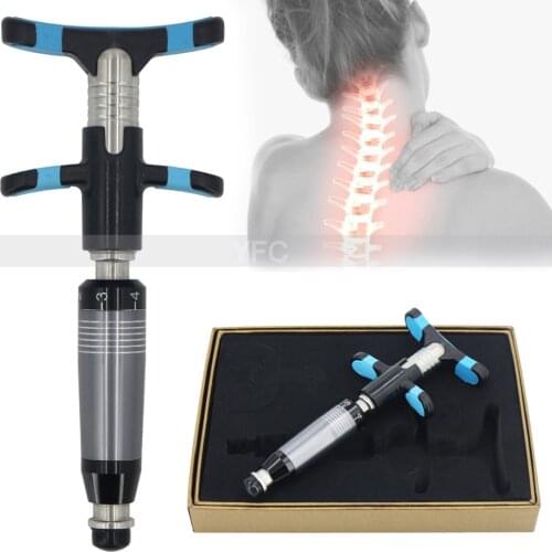 Chiropractic Adjusting Tool Therapy Spine Correction Massager 6 Levels Single Heads Health Care Manual Gun Device